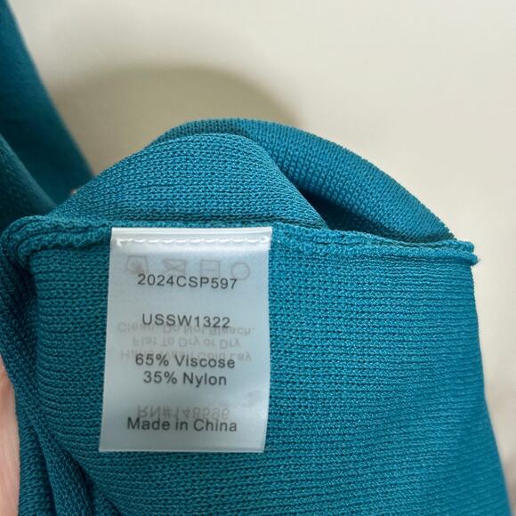 UNIVERSAL STANDARD Knitted Tank Dress Peacock Blue Sz 22/24 NWT {KK40} - Picture 6 of 6